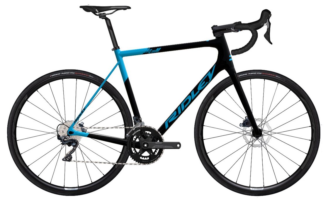 Ridley Helium Disc Ultegra 2x11 - 28 Zoll - Diamant - 2024