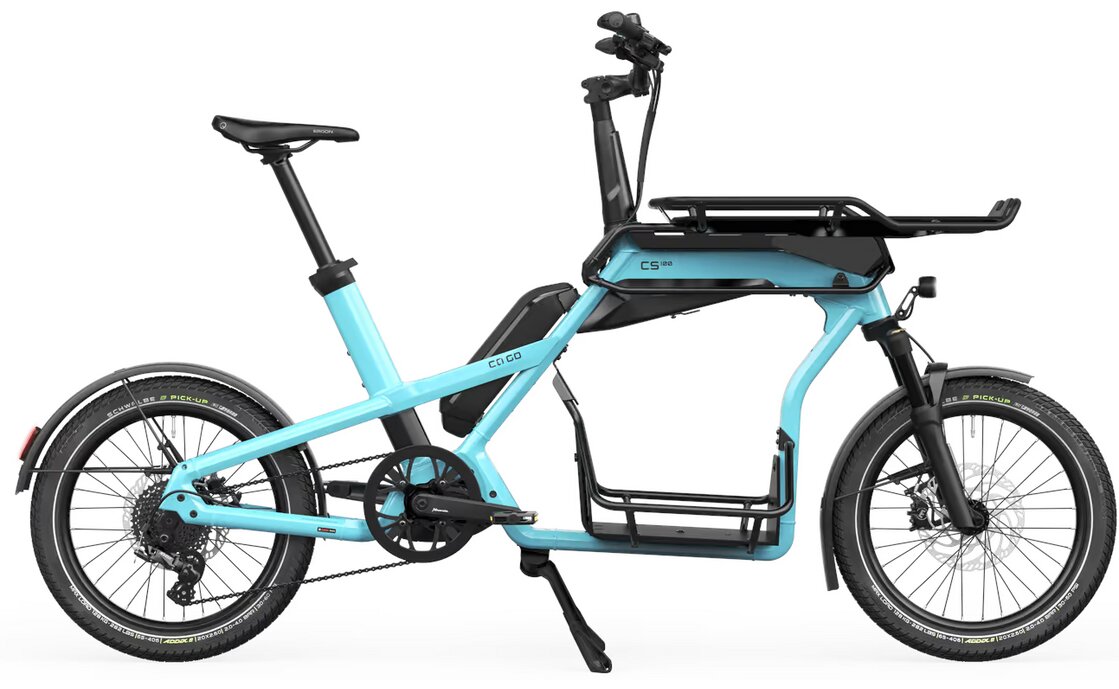 Cago CS100 - Gepäckträger/Schloss - 545 Wh - 20 Zoll - Long John - 2024