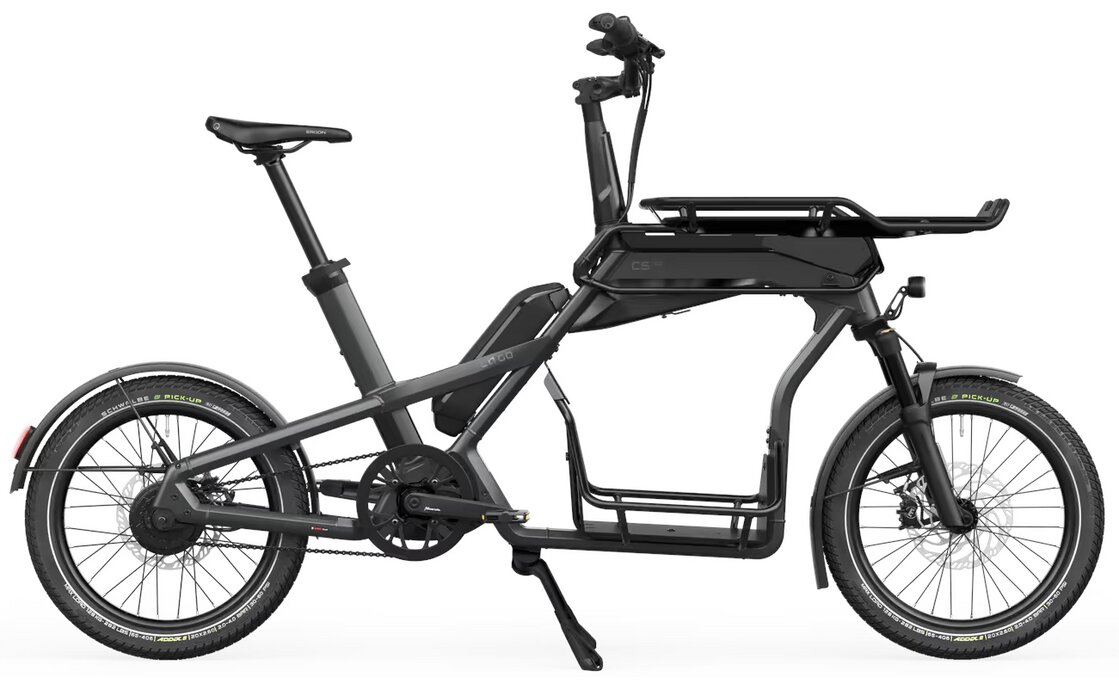 Cago CS150 - Kiox 300 - Gepäckträger/Schloss - 545 Wh - 20 Zoll - Long John - 2024